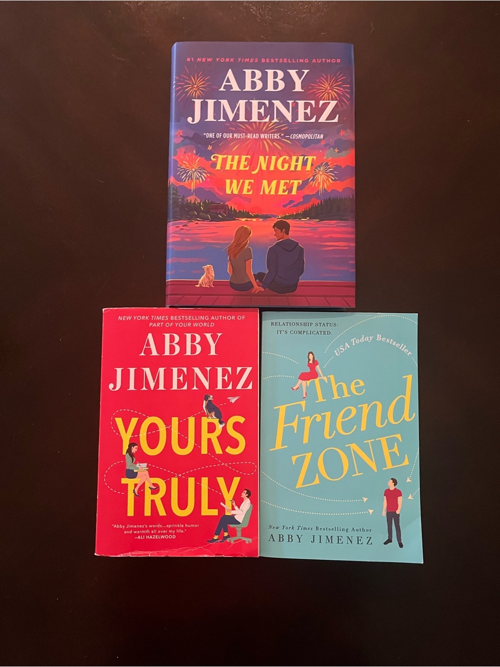 3-Book Set— The Night We Met, Yours Truly, The Friend Zone